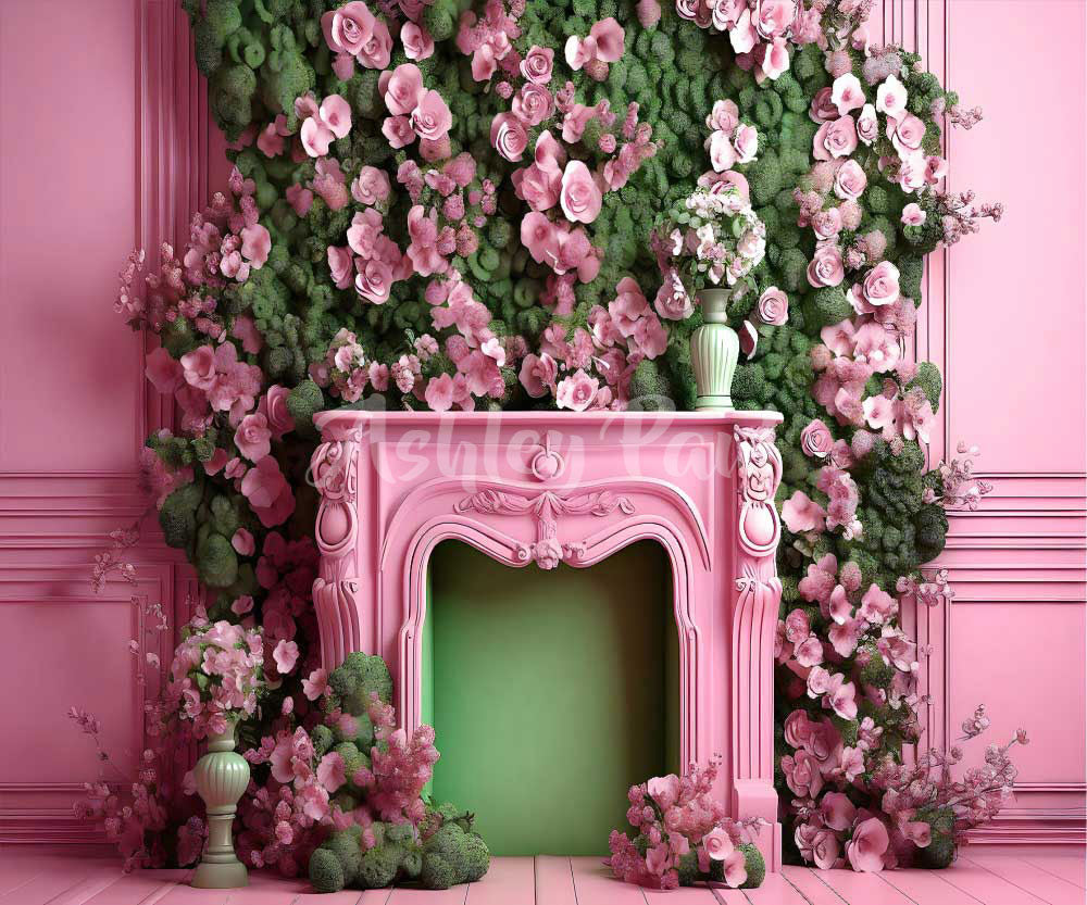 Kate Kamin im Hintergrund des Puppenhauses von Ashley Paul - Kate Backdrop.de