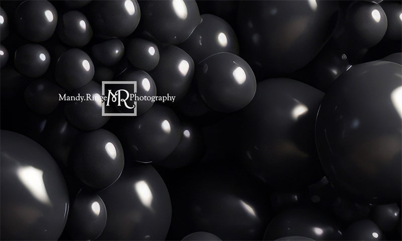 Kate Schwarzer Ballon Wand Geburtstag Hintergrund von Mandy Ringe Fotograf - Kate Backdrop.de