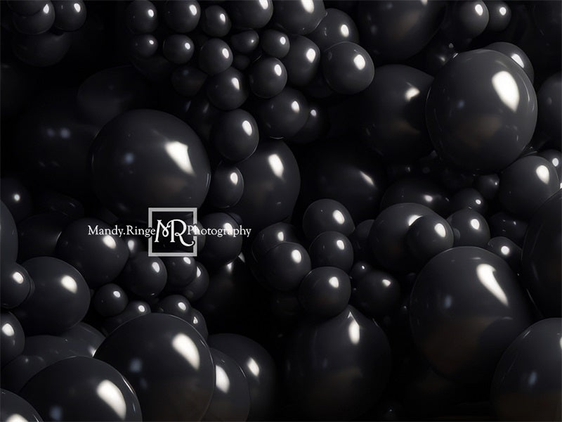 Kate Schwarzer Ballon Wand Geburtstag Hintergrund von Mandy Ringe Fotograf - Kate Backdrop.de