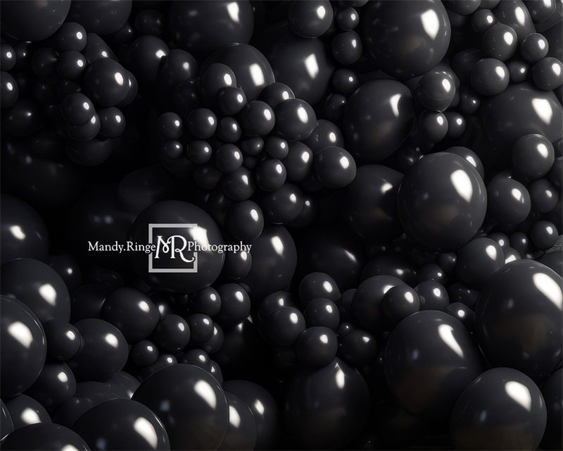 Kate Schwarzer Ballon Wand Geburtstag Hintergrund von Mandy Ringe Fotograf - Kate Backdrop.de