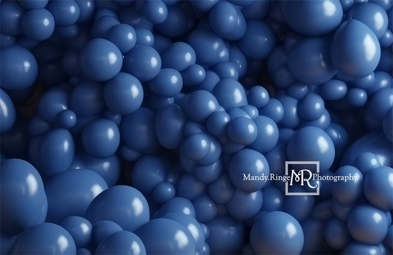 Kate Blaue Ballon Wand Geburtstag Hintergrund von Mandy Ringe Fotograf - Kate Backdrop.de