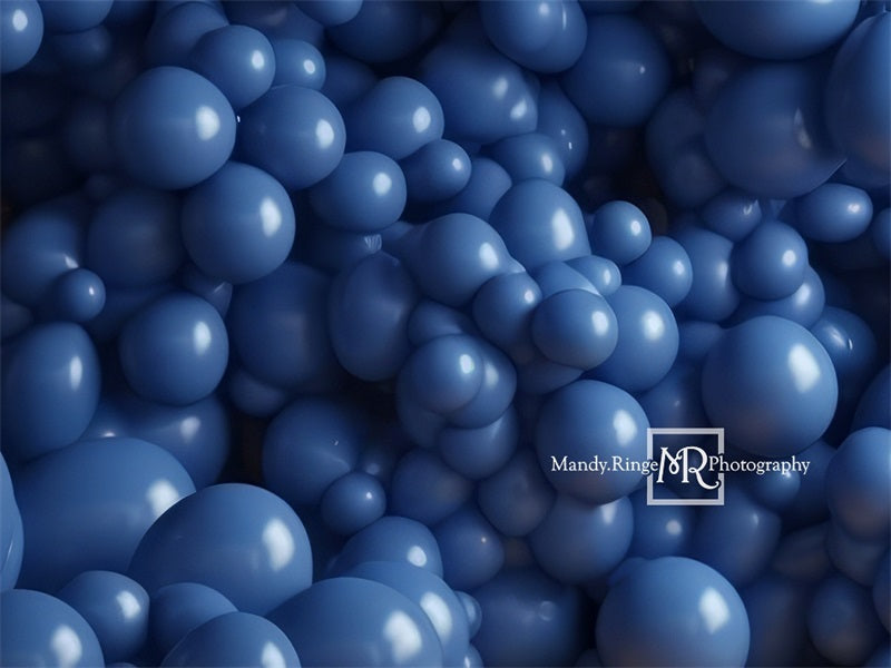Kate Blaue Ballon Wand Geburtstag Hintergrund von Mandy Ringe Fotograf - Kate Backdrop.de