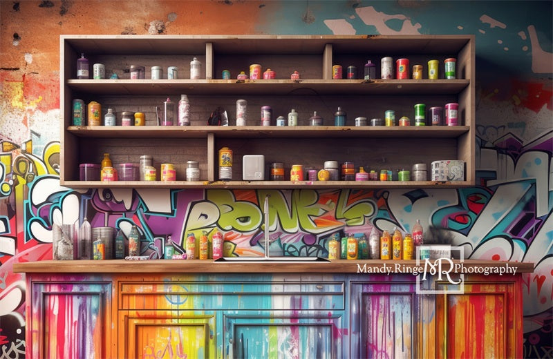 Kate Bunte Farbe Kabinette Hintergrund von Mandy Ringe Fotograf - Kate Backdrop.de