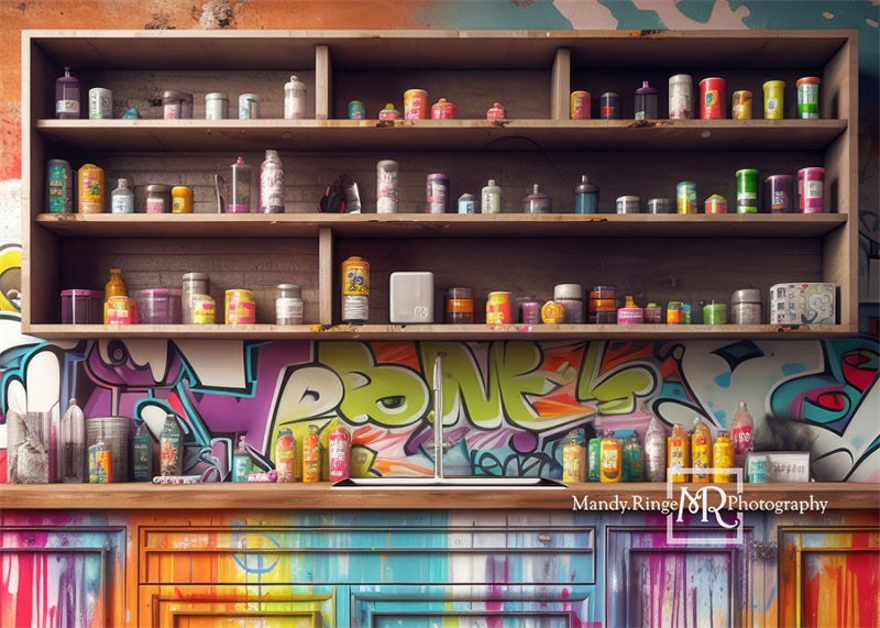 Kate Bunte Farbe Kabinette Hintergrund von Mandy Ringe Fotograf - Kate Backdrop.de