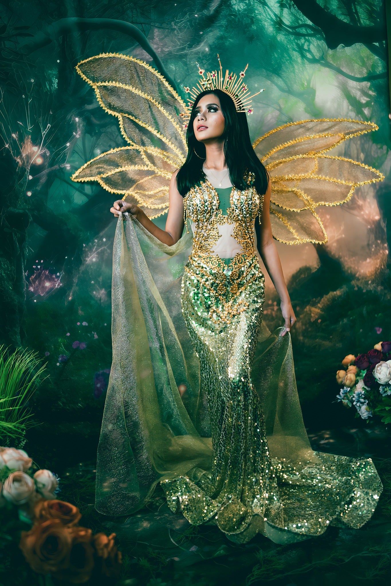 Kate Verzauberte Märchenwald Sommer Fantasy Hintergrund von Mandy Ringe Fotograf