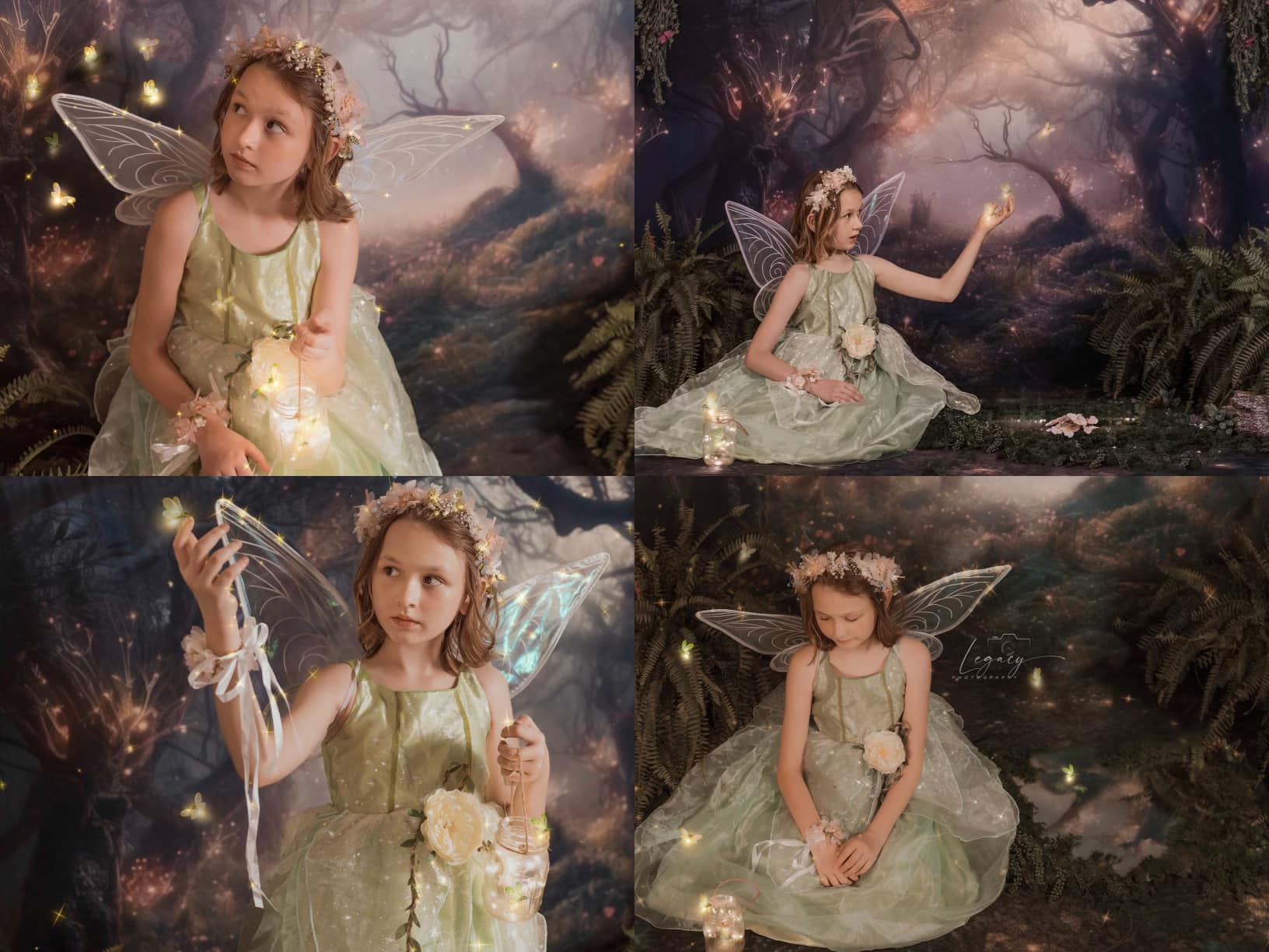 Kate Verzauberte Märchenwald Sommer Fantasy Hintergrund von Mandy Ringe Fotograf