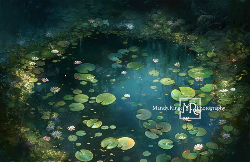 Kate Verzauberte Fairy Forest Waterlily Hintergrund von Mandy Ringe Fotograf - Kate Backdrop.de