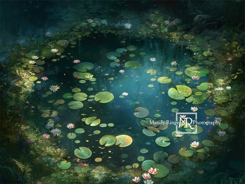 Kate Verzauberte Fairy Forest Waterlily Hintergrund von Mandy Ringe Fotograf - Kate Backdrop.de