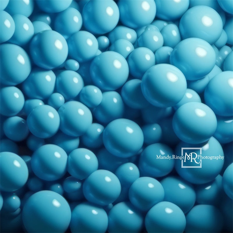 Kate Hellblauer Hintergrund mit Ballon Wand von Mandy Ringe Fotograf - Kate Backdrop.de