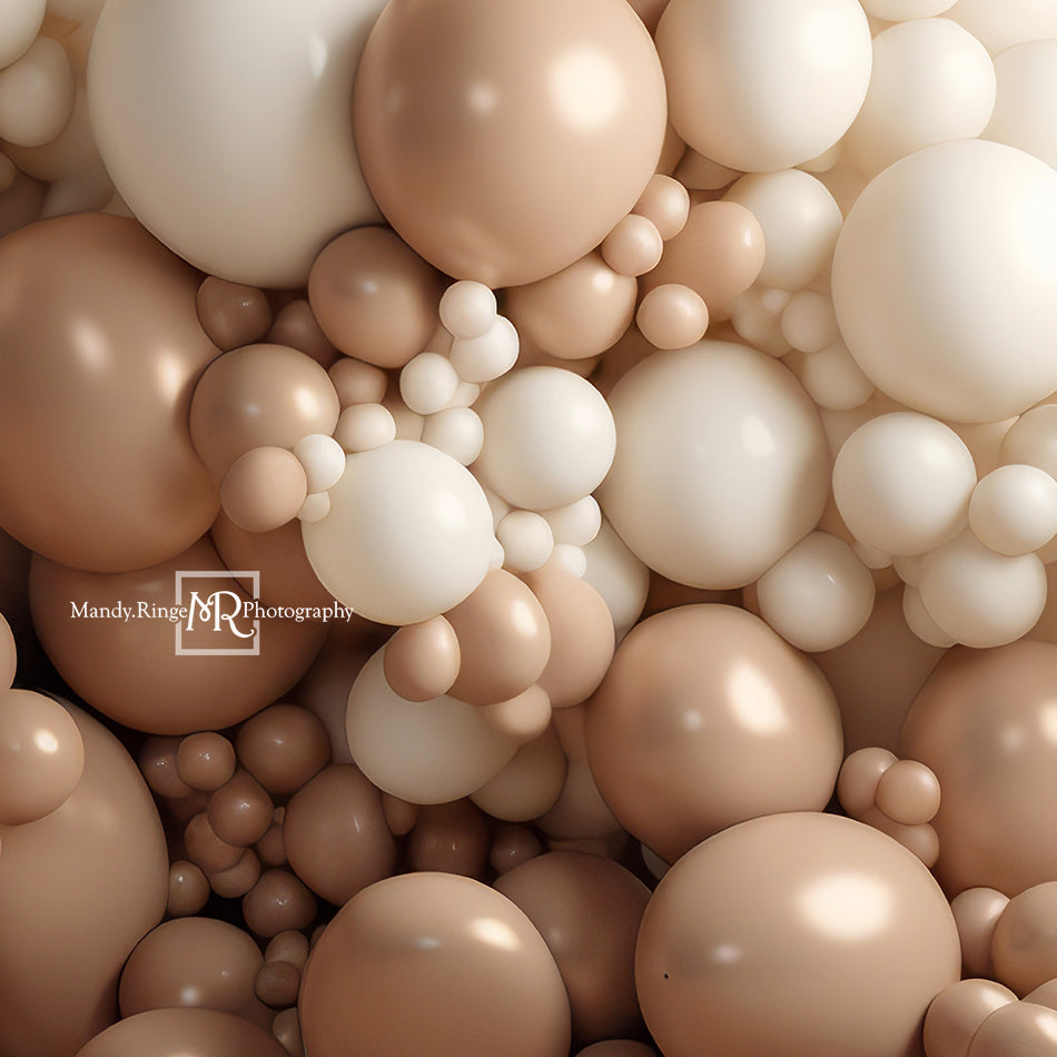 Kate Neutrale Ballon Wand Hintergrund von Mandy Ringe Fotograf - Kate Backdrop.de
