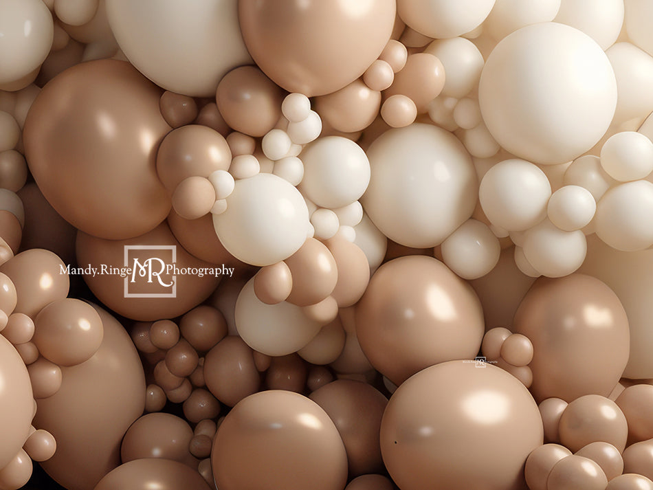 Kate Neutrale Ballon Wand Hintergrund von Mandy Ringe Fotograf - Kate Backdrop.de