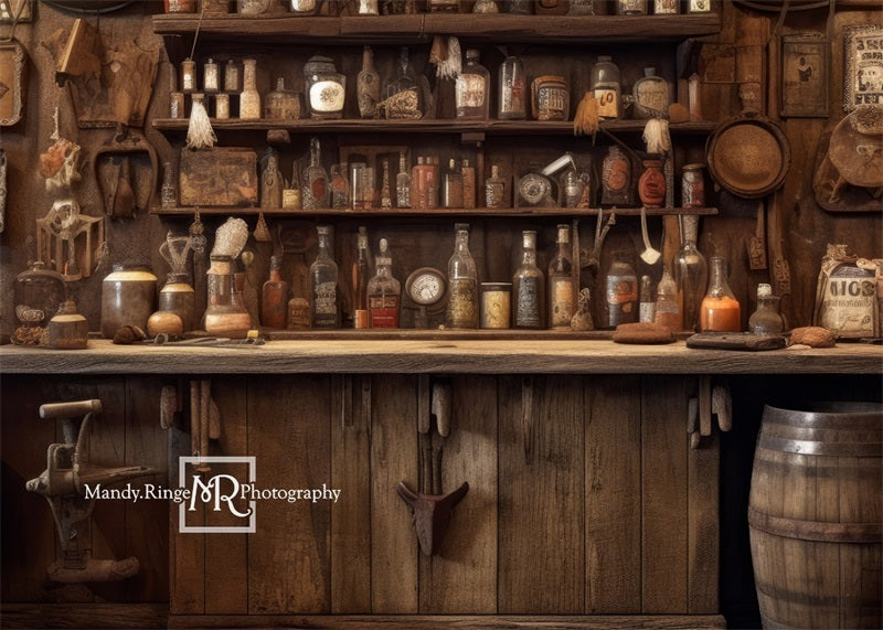 Kate Alte westliche Cowboy Saloon Wand Hintergrund von Mandy Ringe Fotograf - Kate Backdrop.de