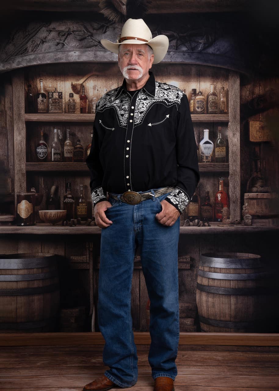 Kate Alte westliche Saloon Wand Hintergrund von Mandy Ringe Fotograf - Kate Backdrop.de