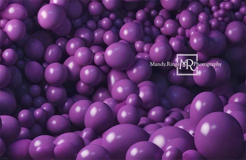 Kate Lila Ballon Wand Hintergrund von Mandy Ringe Fotograf - Kate Backdrop.de