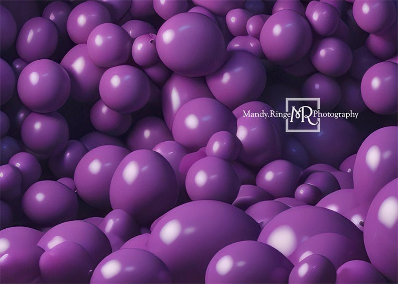 Kate Lila Ballon Wand Hintergrund von Mandy Ringe Fotograf - Kate Backdrop.de