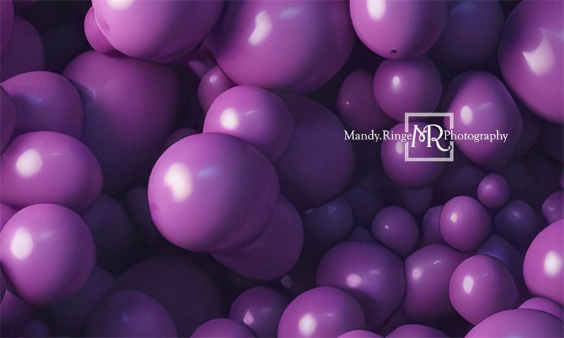 Kate Lila Ballon Wand Hintergrund von Mandy Ringe Fotograf - Kate Backdrop.de