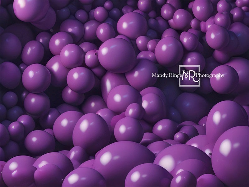 Kate Lila Ballon Wand Hintergrund von Mandy Ringe Fotograf - Kate Backdrop.de