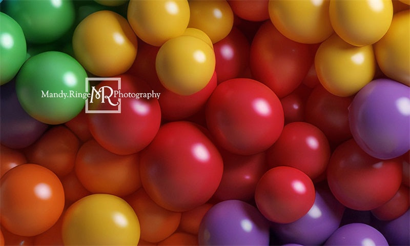 Kate Regenbogen Ballon Wand Hintergrund von Mandy Ringe Fotograf - Kate Backdrop.de