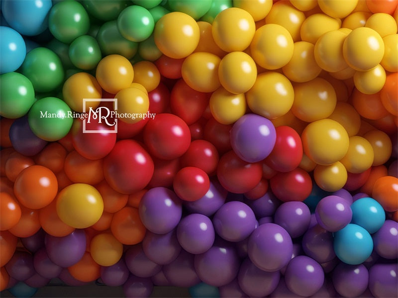 Kate Regenbogen Ballon Wand Hintergrund von Mandy Ringe Fotograf - Kate Backdrop.de