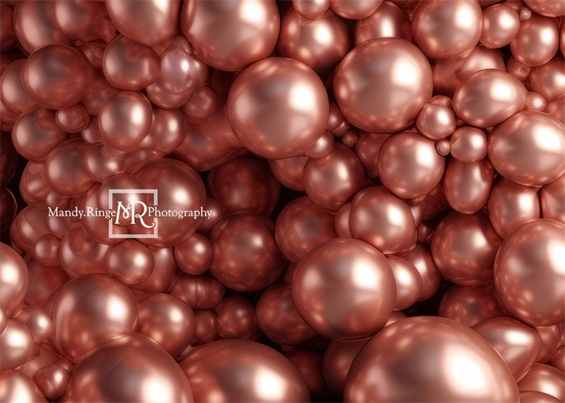 Kate Rose Gold Ballon Wandhintergrund von Mandy Ringe Fotograf - Kate Backdrop.de