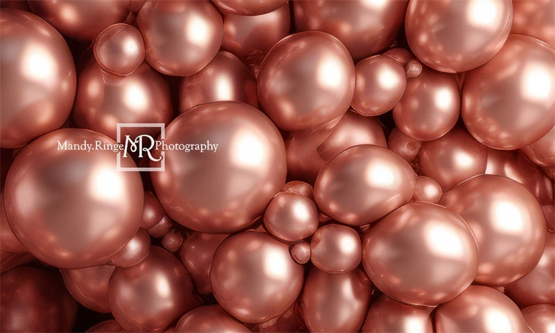 Kate Rose Gold Ballon Wandhintergrund von Mandy Ringe Fotograf - Kate Backdrop.de