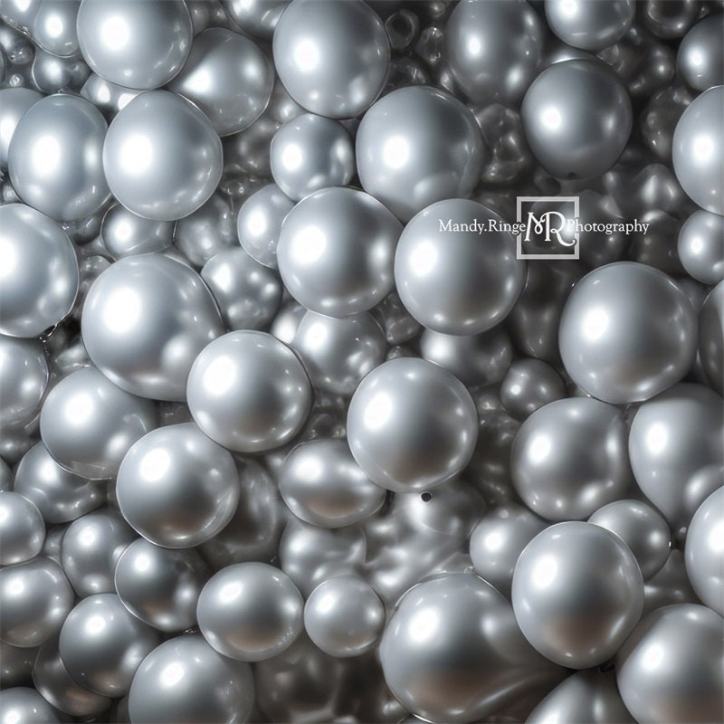 Kate Silberner Ballon-Wandhintergrund von Mandy Ringe Fotograf - Kate Backdrop.de