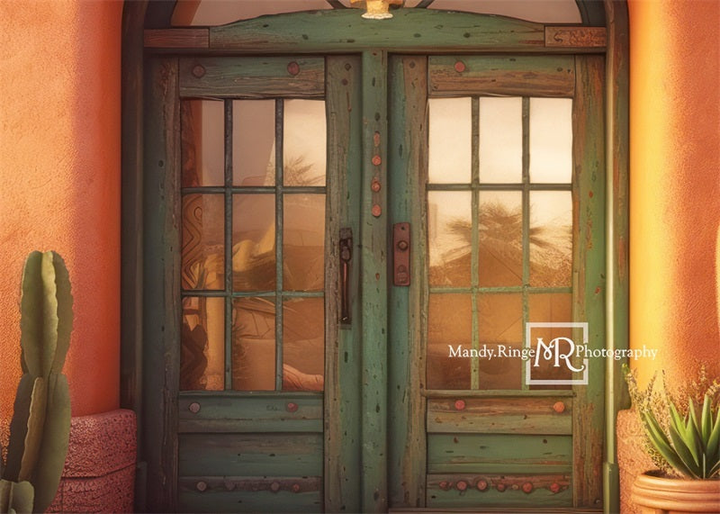 Kate Südwest Stil Adobe Front Porch Hintergrund von Mandy Ringe Fotograf - Kate Backdrop.de