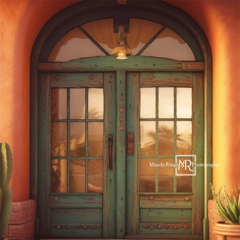 Kate Südwest Stil Adobe Front Porch Hintergrund von Mandy Ringe Fotograf - Kate Backdrop.de