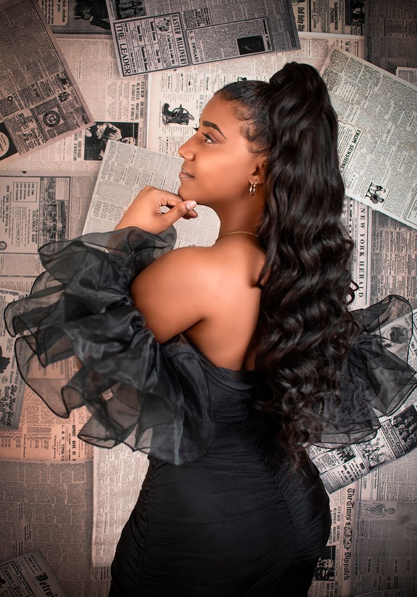 Kate Retro Old Vintage Newspaper Wand Hintergrund für Fotografie von Kerry Anderson - Kate Backdrop.de