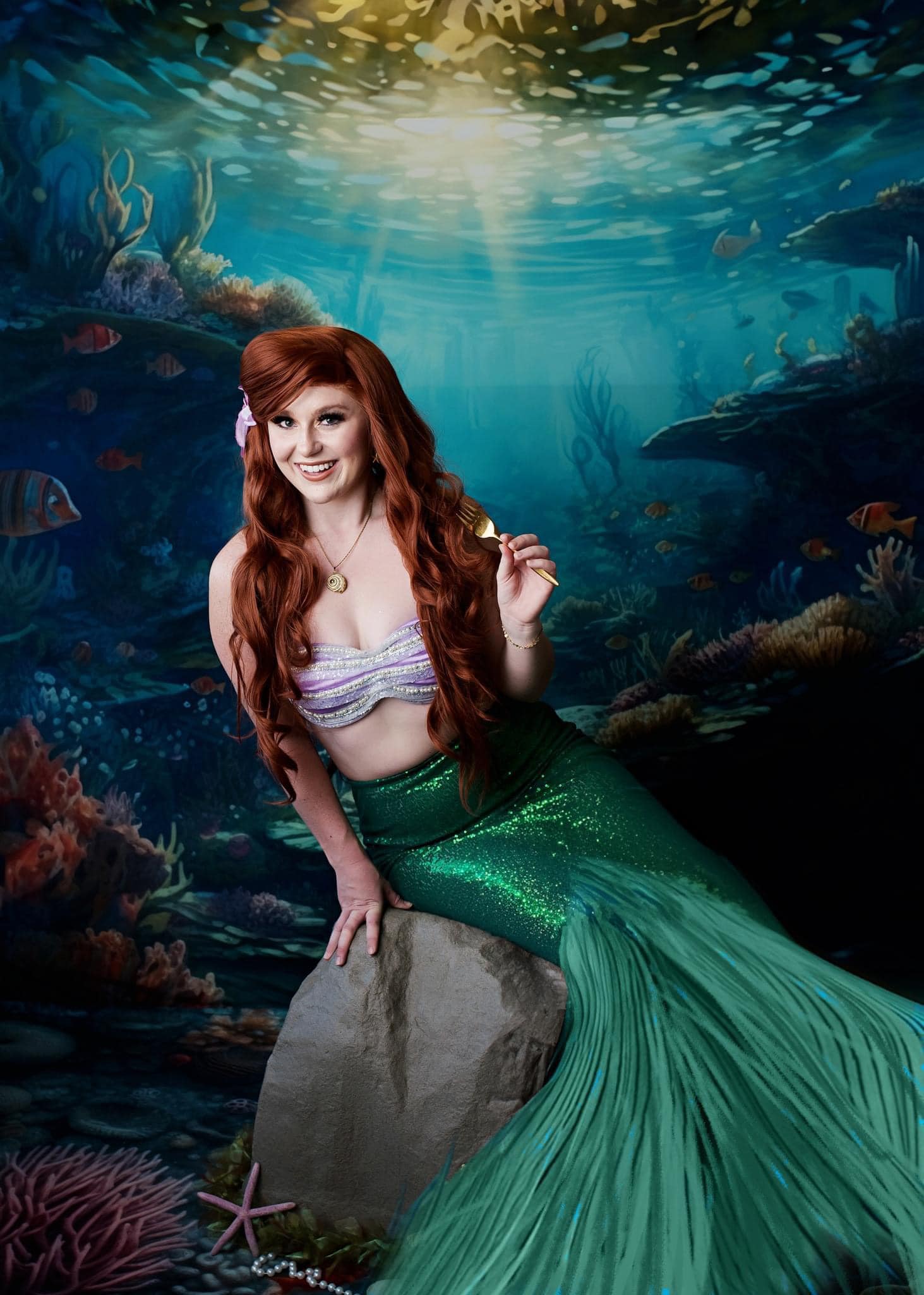 Kate Sommer Unterwasser Ozean Riff Hintergrund+Mermaid Ozean Riff Boden Hintergrund - Kate Backdrop.de