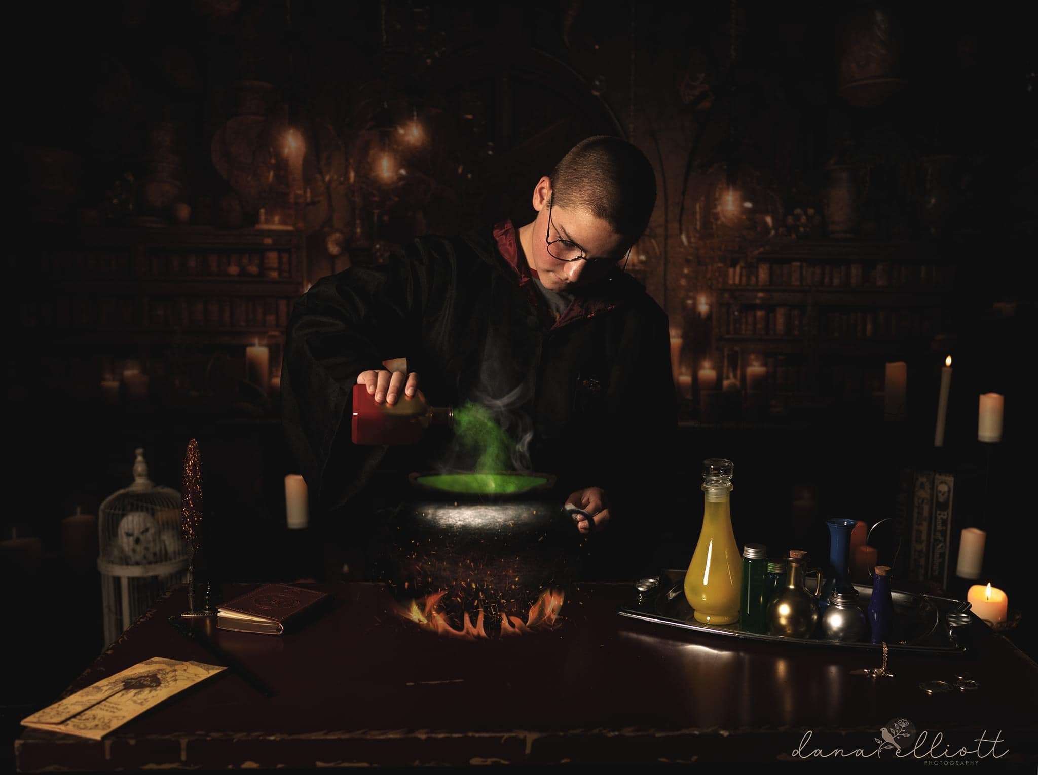 Kate Wizard Zauberraum Hintergrund von Mandy Ringe Fotograf - Kate Backdrop.de