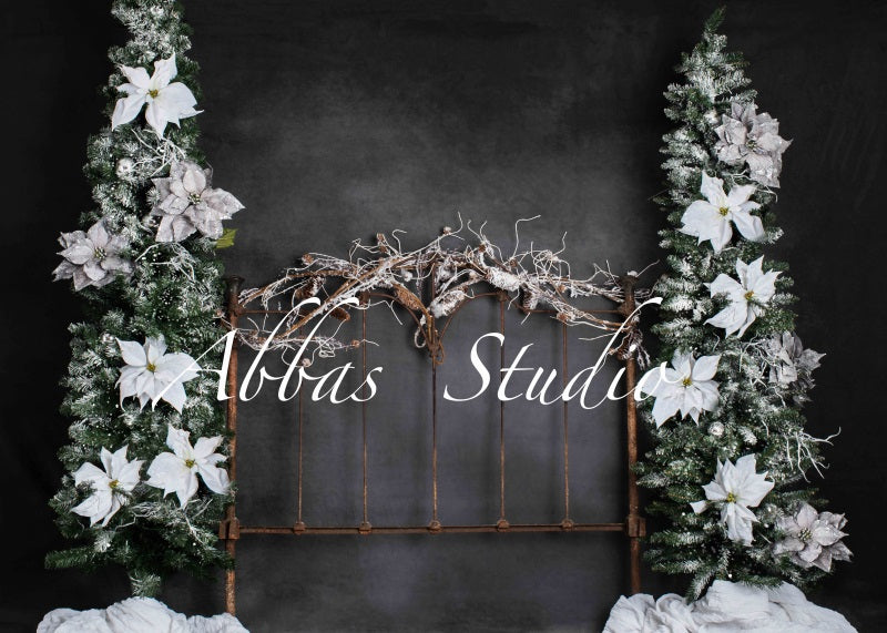 Kate Weihnachten Bett Kopfteil Rahmen Hintergrund von Abbas Studio