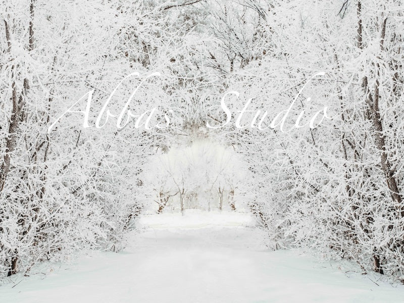 Kate Winter Wonderland Tree Hintergrund von Abbas Studio - Kate Backdrop.de