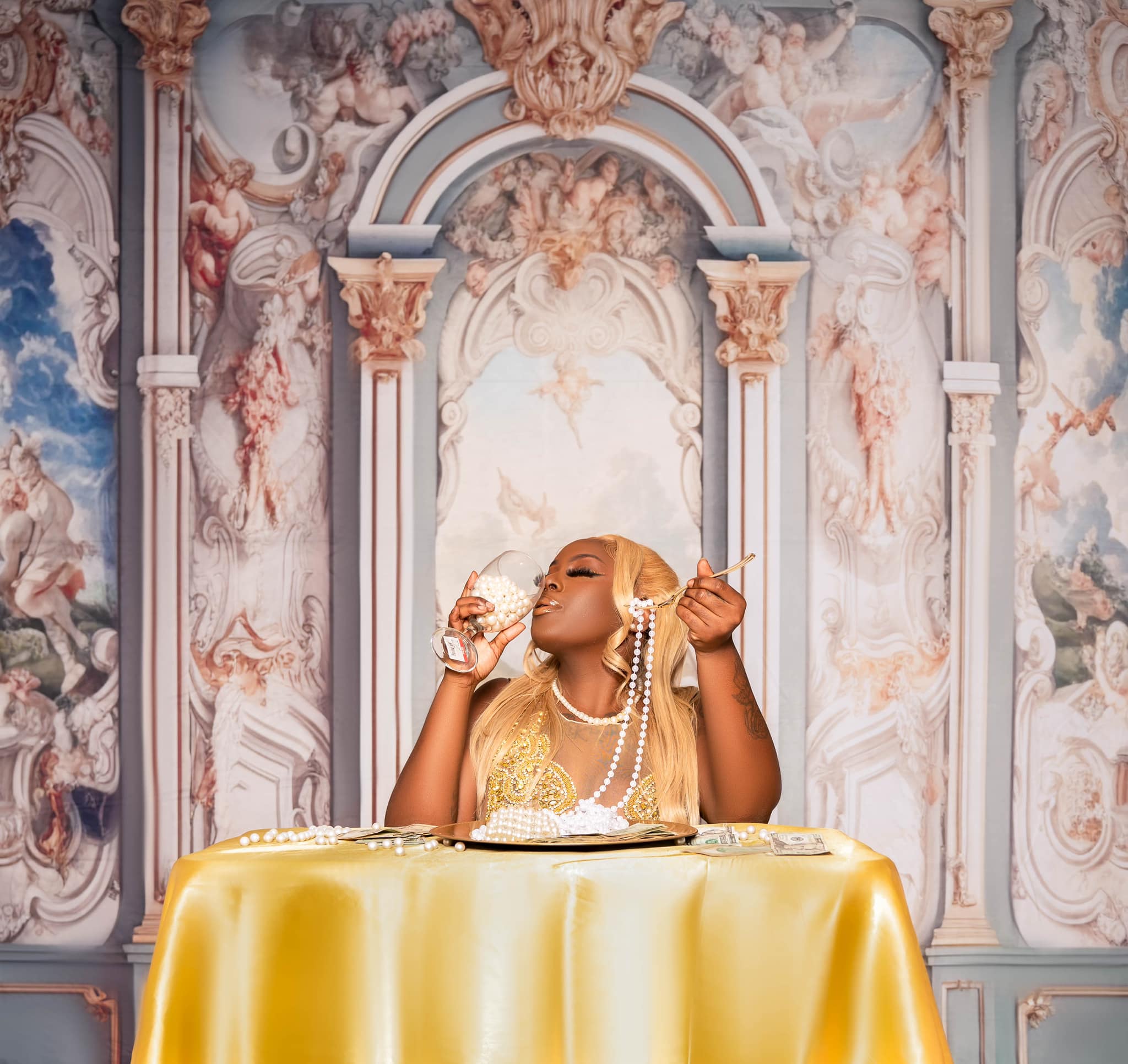 Kate Retro-Romantik Wandhintergrund von Chain Photography - Kate Backdrop.de