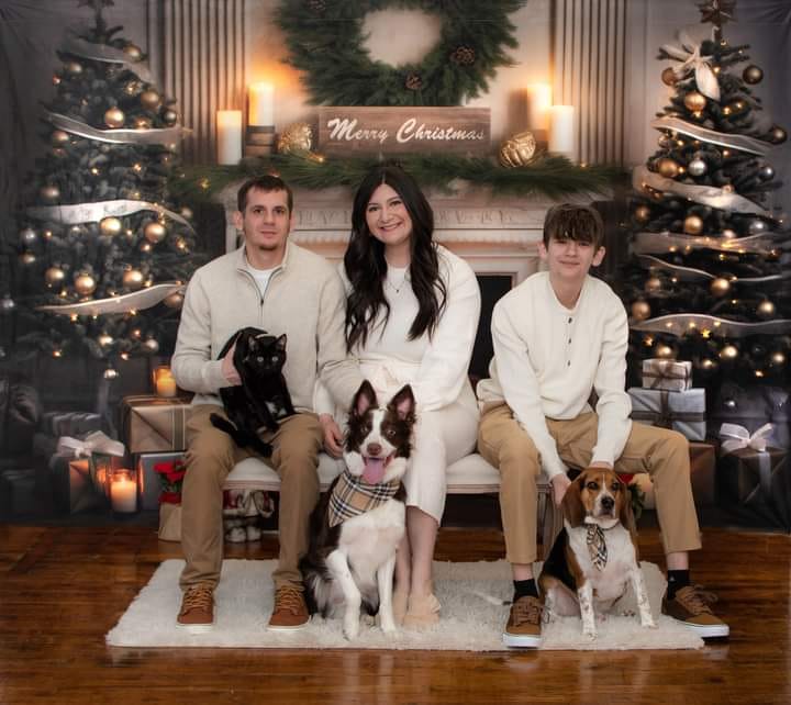 Kate Weihnachten Kamin Geschenkbaum Gemalt Fleece Hintergrund Entworfen von Emetselch - Kate Backdrop.de