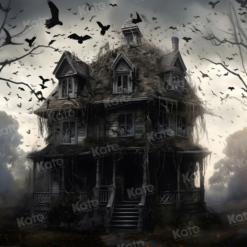 Kate Halloween lila Store Skelett Hand Hintergrund für Fotografie - Kate Backdrop.de