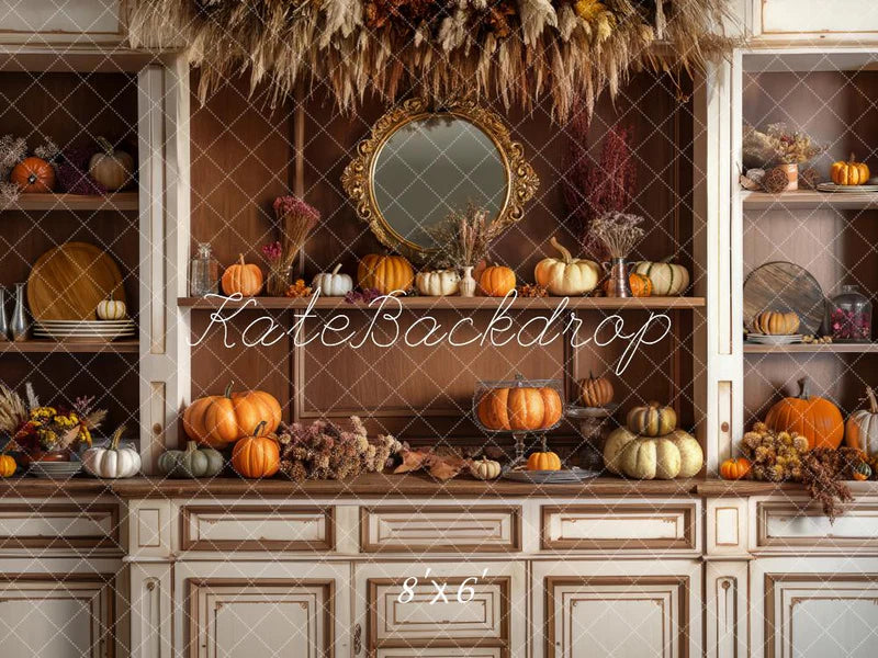 50%OFF-Kate Gemütlich Herbst Küche Hutch Hintergrund - Kate Backdrop.de