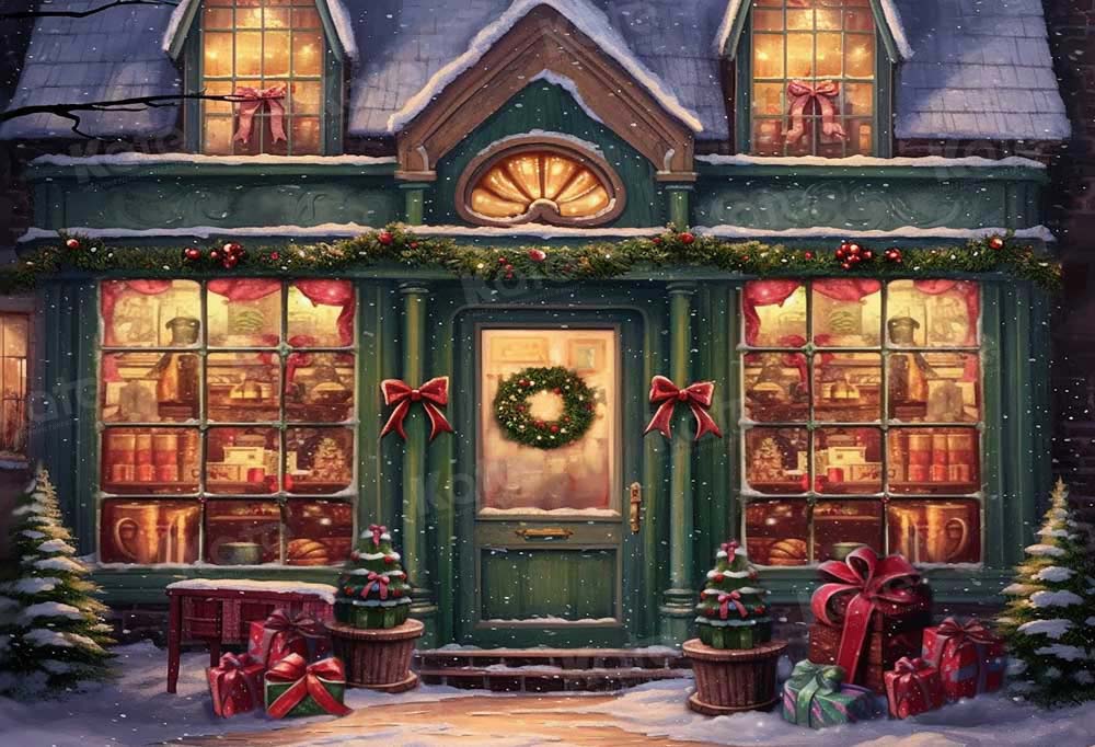 Kate Weihnachten Geschenk-Shop Hintergrund von Chain Photography - Kate Backdrop.de