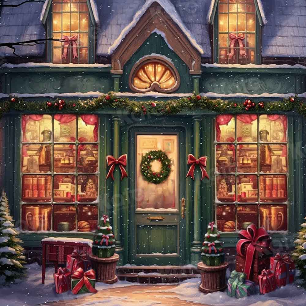 Kate Weihnachten Geschenk-Shop Hintergrund von Chain Photography - Kate Backdrop.de