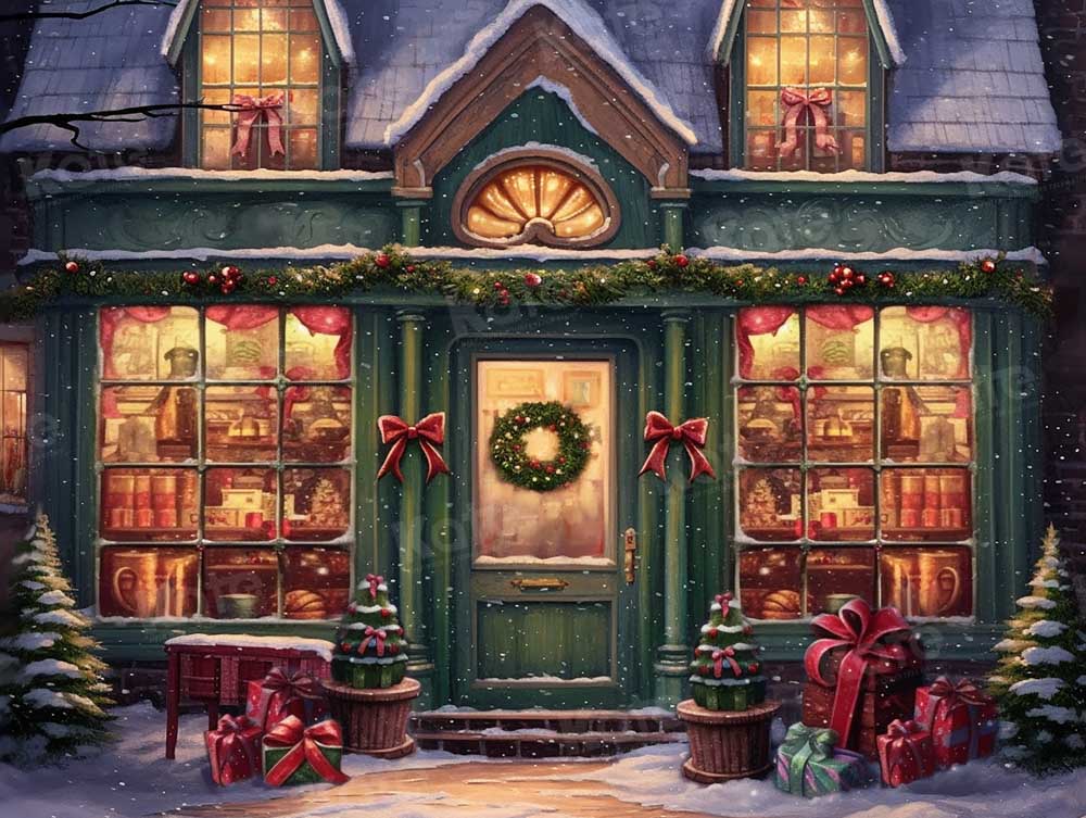 Kate Weihnachten Geschenk-Shop Hintergrund von Chain Photography - Kate Backdrop.de