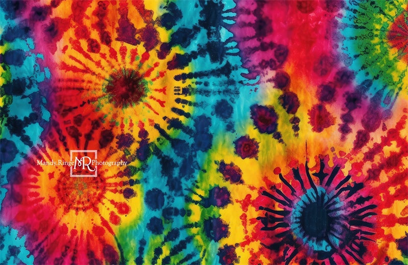 Kate Groovy Tie Dye Hintergrund von Mandy Ringe Fotograf - Kate Backdrop.de
