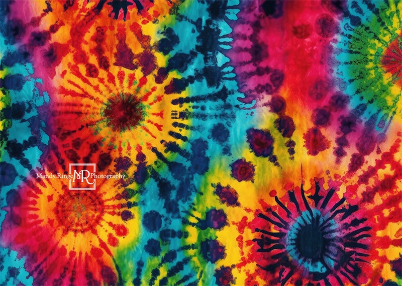 Kate Groovy Tie Dye Hintergrund von Mandy Ringe Fotograf - Kate Backdrop.de