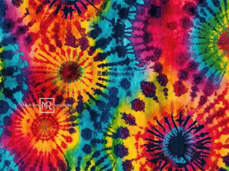 Kate Groovy Tie Dye Hintergrund von Mandy Ringe Fotograf - Kate Backdrop.de