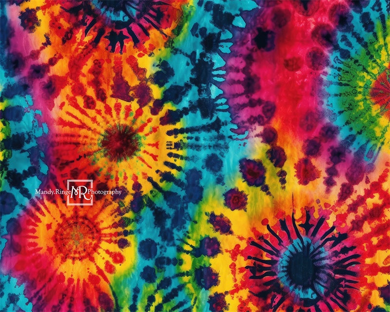 Kate Groovy Tie Dye Hintergrund von Mandy Ringe Fotograf - Kate Backdrop.de
