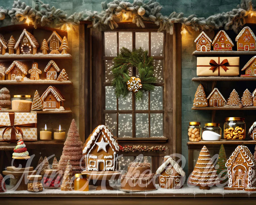 Kate Weihnachten Lebkuchen Küche Hintergrund von Mini MakeBelieve - Kate Backdrop.de