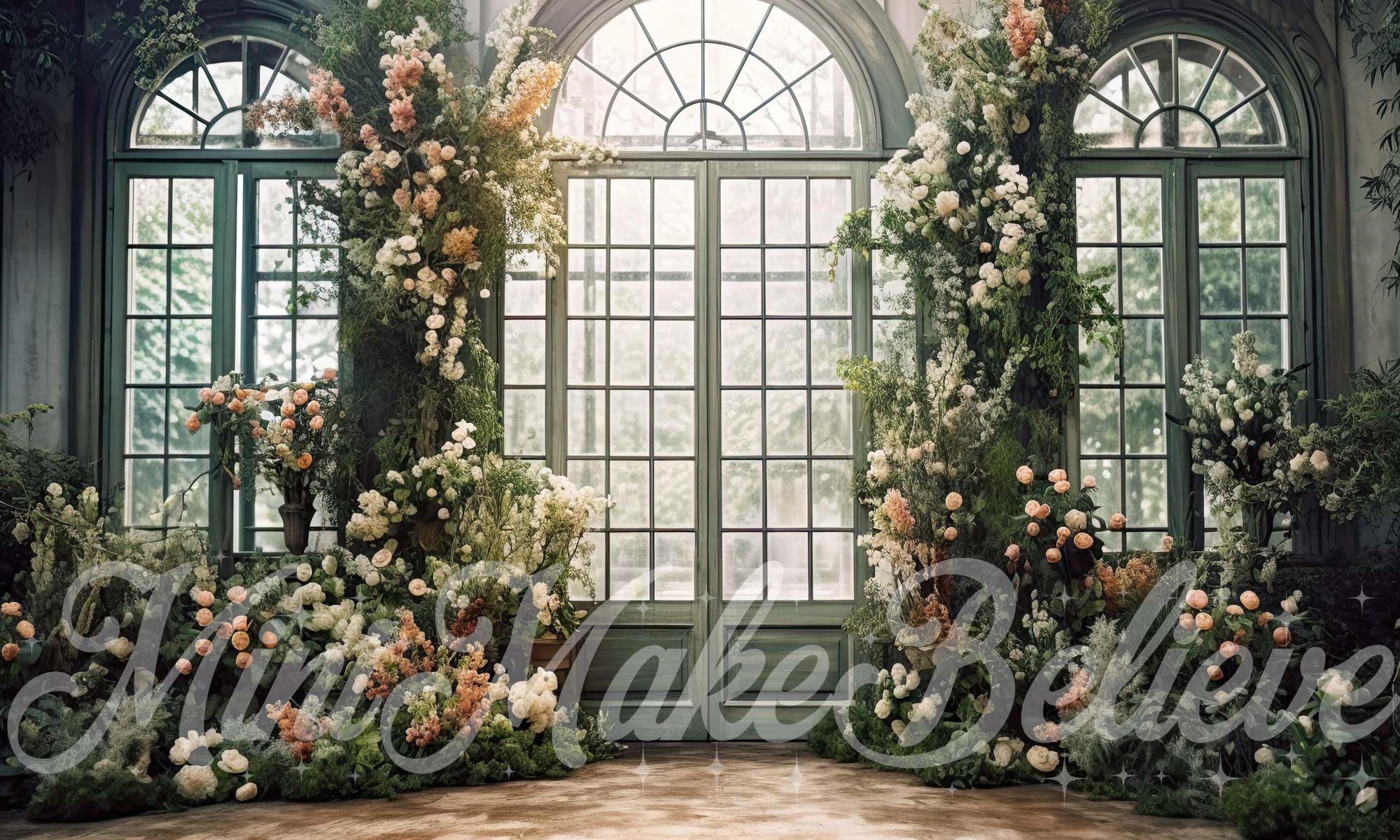 Kate Valentinstag Frühling Romantisch Floral In Arbitrarium Hintergrund von Mini MakeBelieve - Kate Backdrop.de