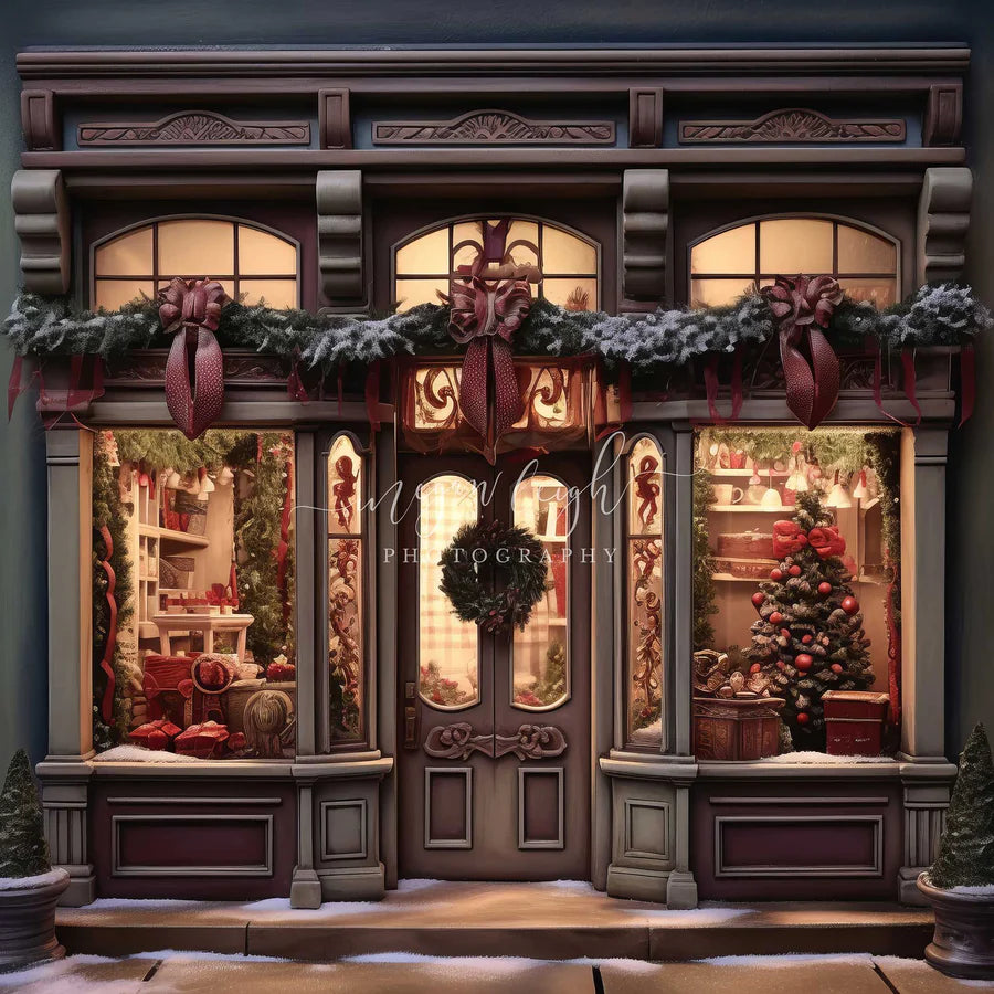 Kate Abendliches Weihnachtsgeschäft Hintergrund von Megan Leigh