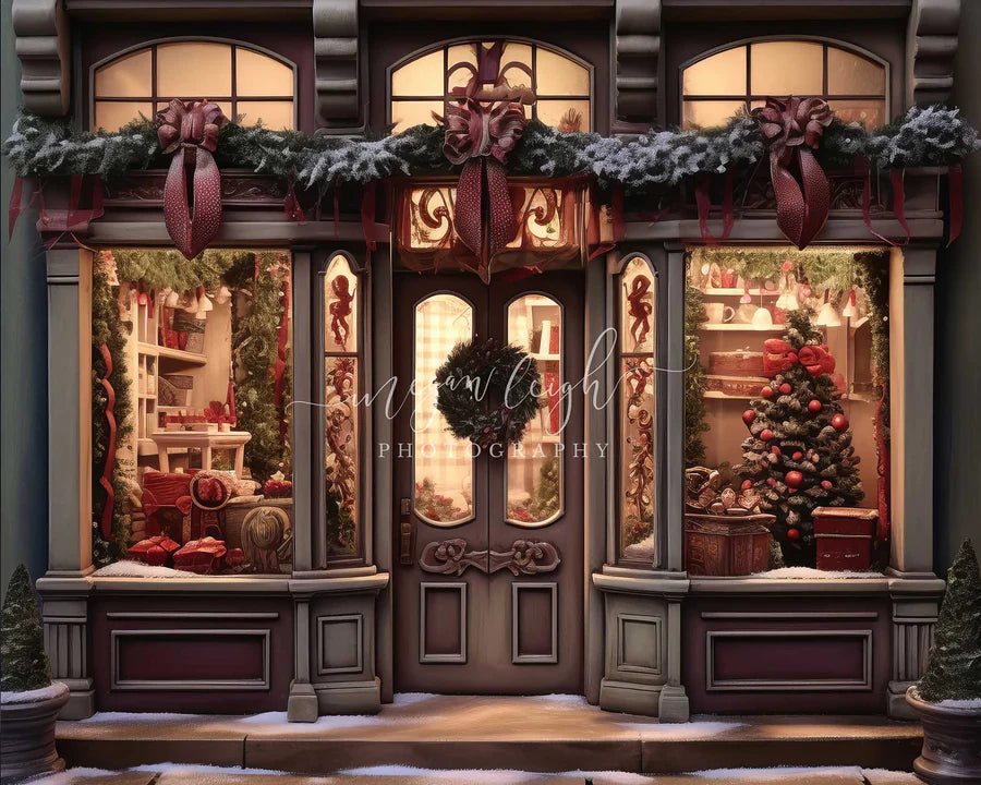 Kate Abendliches Weihnachtsgeschäft Hintergrund von Megan Leigh
