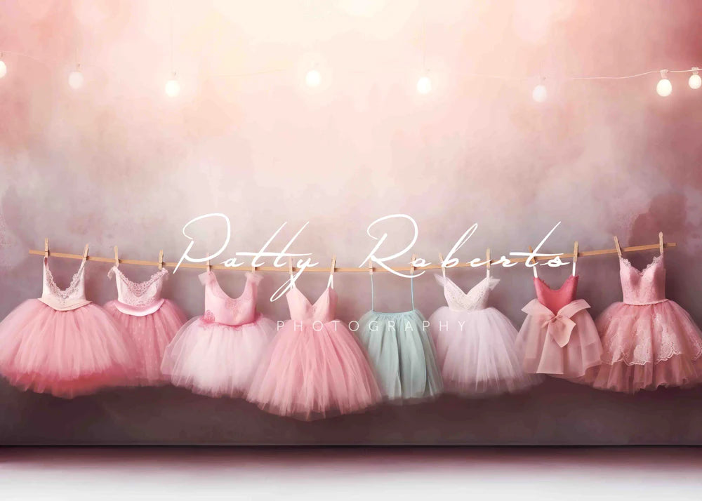 Kate Ballett Klasse Kleider Rosa Hintergrund von Patty Roberts