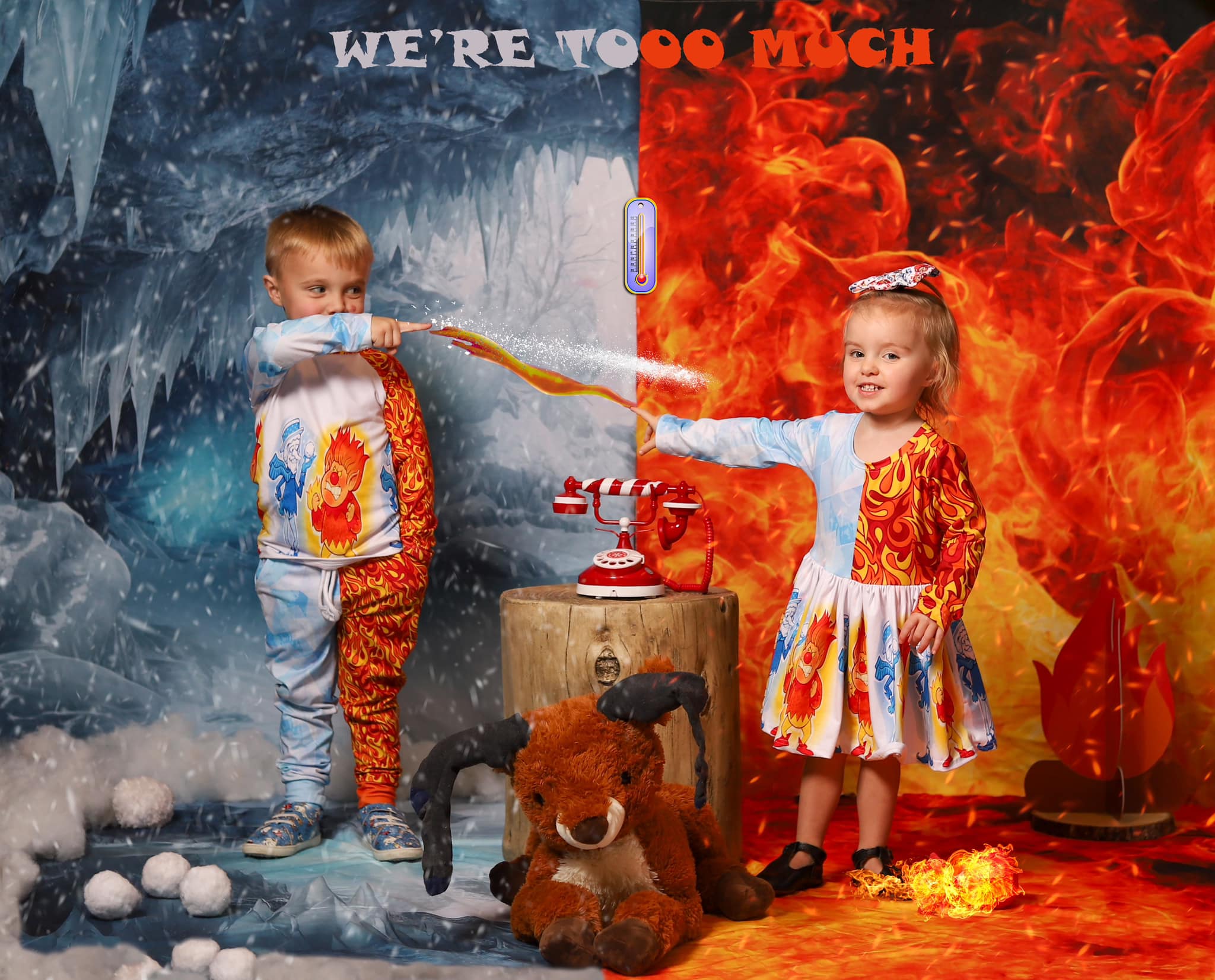 Kate Winter Schloss Tür Feld Hintergrund von Angela Miller - Kate Backdrop.de